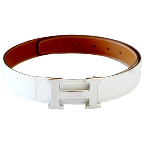 all white hermes belt|hermes leather belts white.